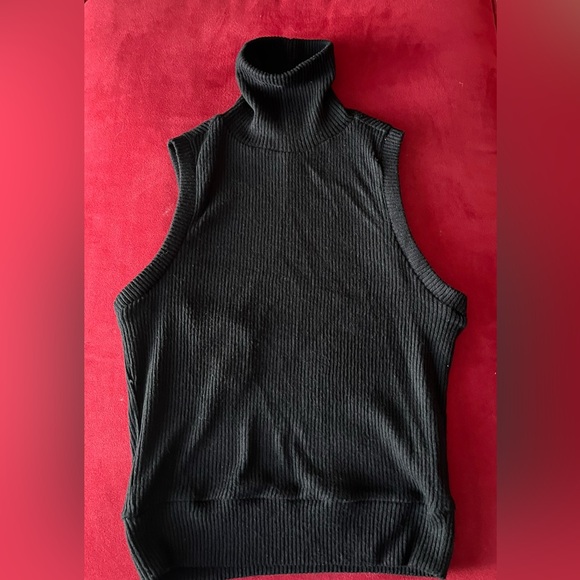 Liz & Sara Sweaters - Sleeveless, turtleneck sweater